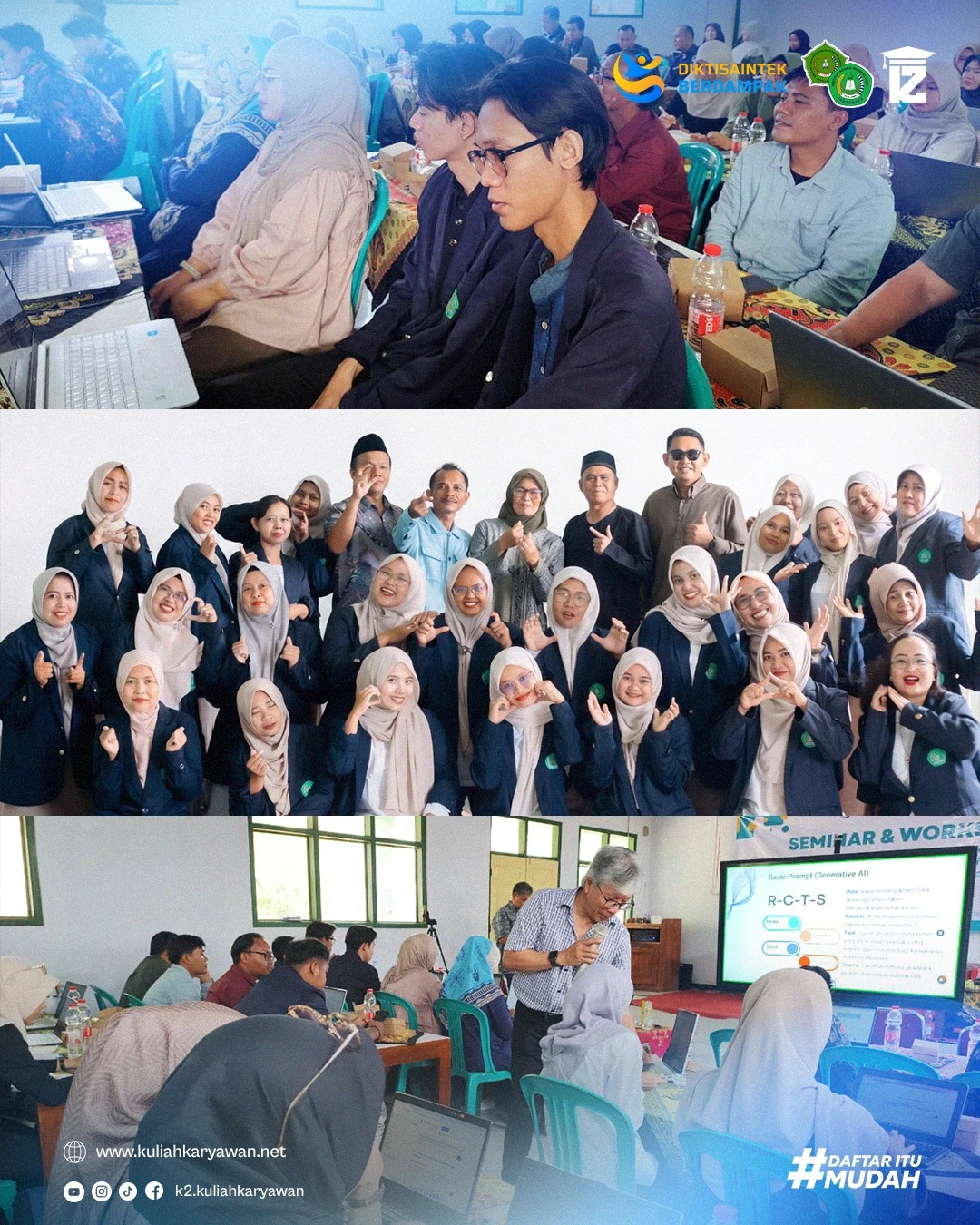 Workshop Pendampingan Pembuatan Purwarupa Pembelajaran Numerasi dan Literasi Berbasis Teknologi dan Artificial Intelligence (AI) di Kabupaten Indramayu